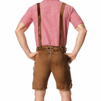 Men’s Lederhosen Gregory – Traditional Bavarian Oktoberfest Outfit-Black-M-State of Style
