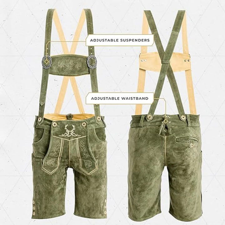 Men’s Lederhosen Karlo – Premium Bavarian Oktoberfest Costume-XS-State of Style