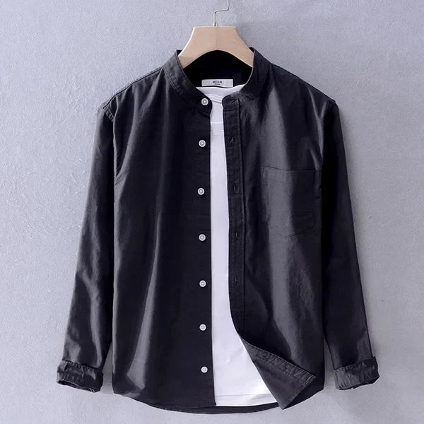 Men's leisure shirt – Matteo-Black-XS-State of Style