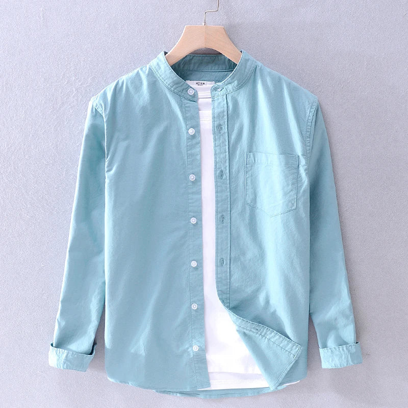 Men's leisure shirt – Matteo-Blue-XS-State of Style