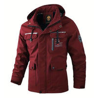 Men's Lightweight Windbreaker Jacket | Breathable & Water-Resistant-Red-S-State of Style