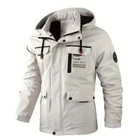 Men's Lightweight Windbreaker Jacket | Breathable & Water-Resistant-White-S-State of Style