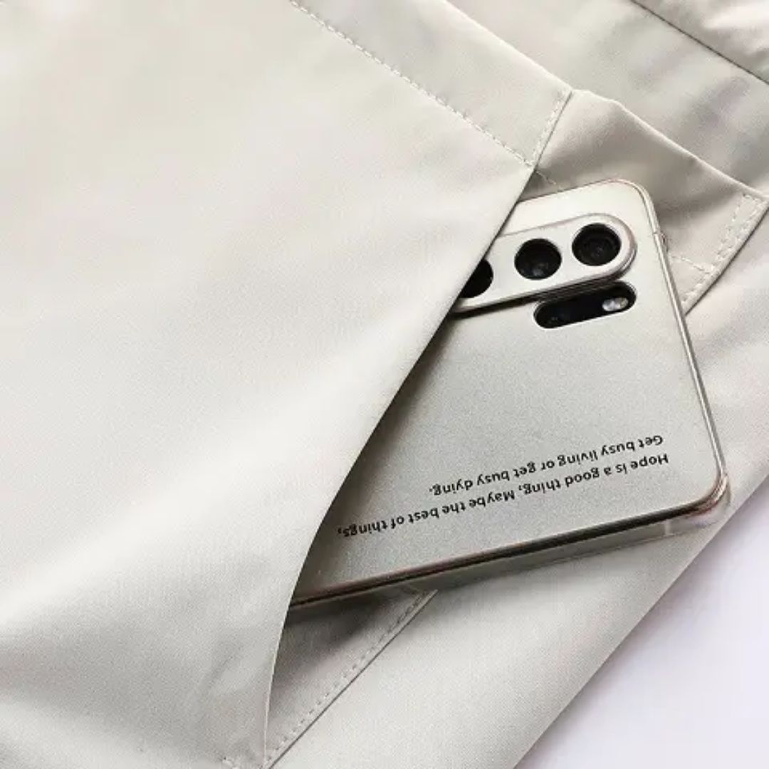 Men's Lightweight Windbreaker Jacket | Breathable & Water-Resistant-White-S-State of Style