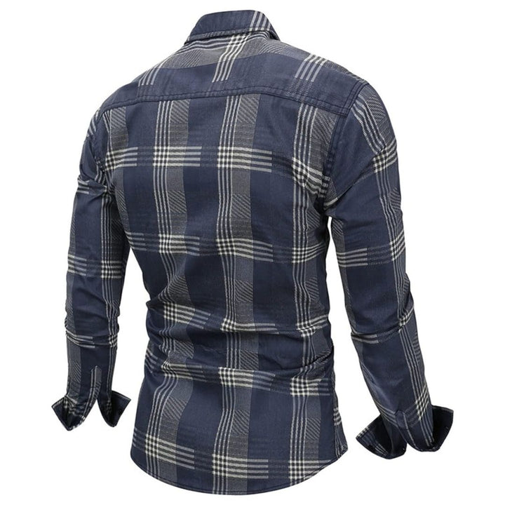 Men’s Long-Sleeve Cotton Shirt Ellis – Classic & Versatile Fit-M-State of Style