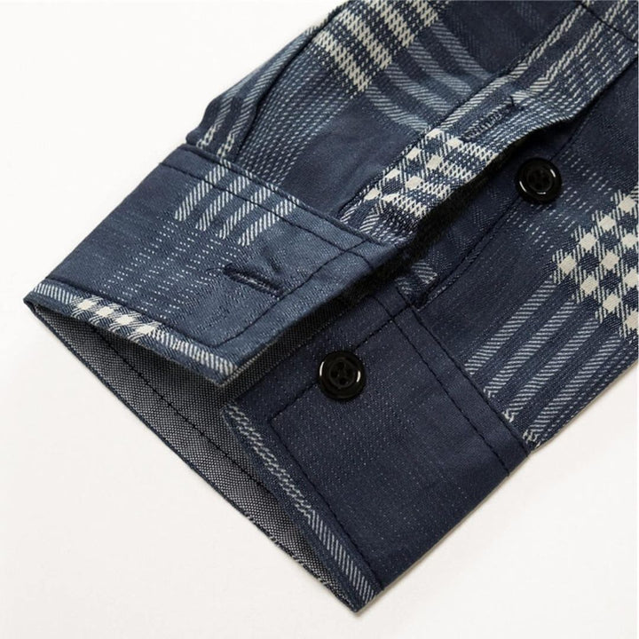 Men’s Long-Sleeve Cotton Shirt Ellis – Classic & Versatile Fit-M-State of Style