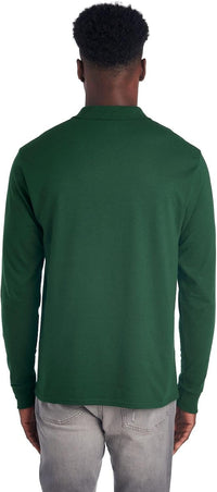 Men's Long Sleeve Polo Shirt - Mark-Black-S-State of Style