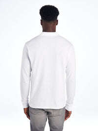 Men's Long Sleeve Polo Shirt - Mark-Black-S-State of Style