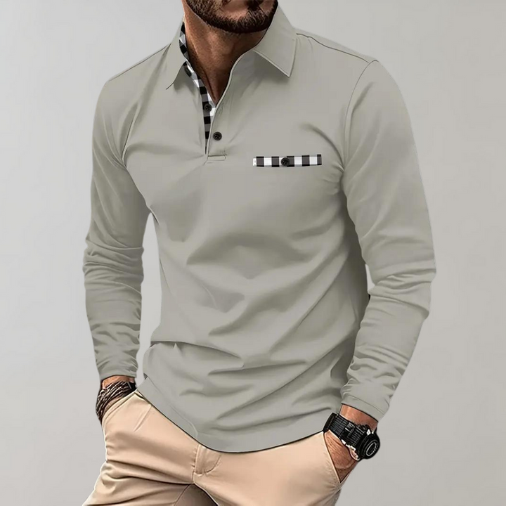 Men's Long Sleeve T-shirt - Finn-Silver Grey-S-State of Style