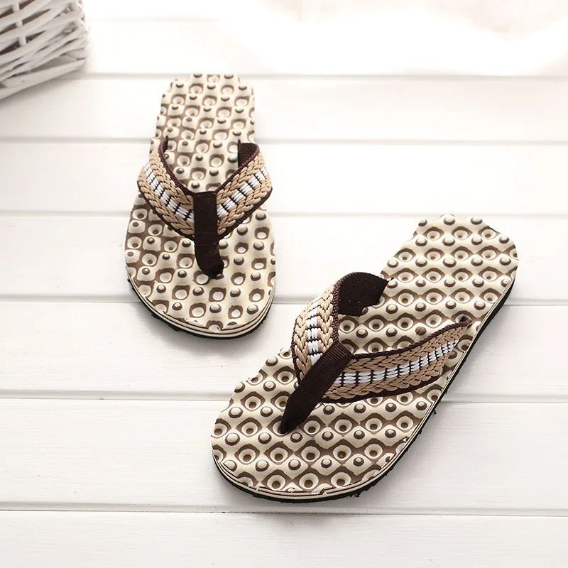 Men's Massage Slippers – Luca-Brown-6-State of Style