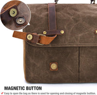 Genuine Leather Business Shoulder Messenger Bag – Dorian