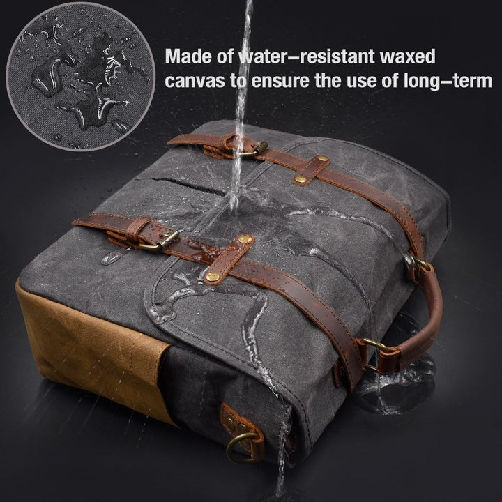 Genuine Leather Business Shoulder Messenger Bag – Dorian