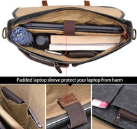 Genuine Leather Business Shoulder Messenger Bag – Dorian