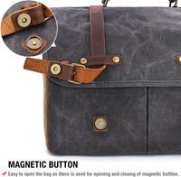 Genuine Leather Business Shoulder Messenger Bag – Dorian