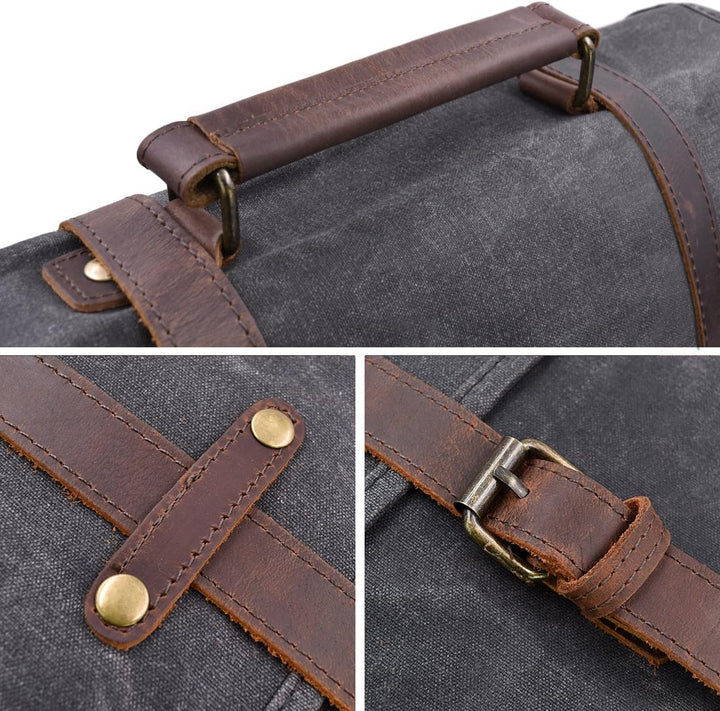 Genuine Leather Business Shoulder Messenger Bag – Dorian