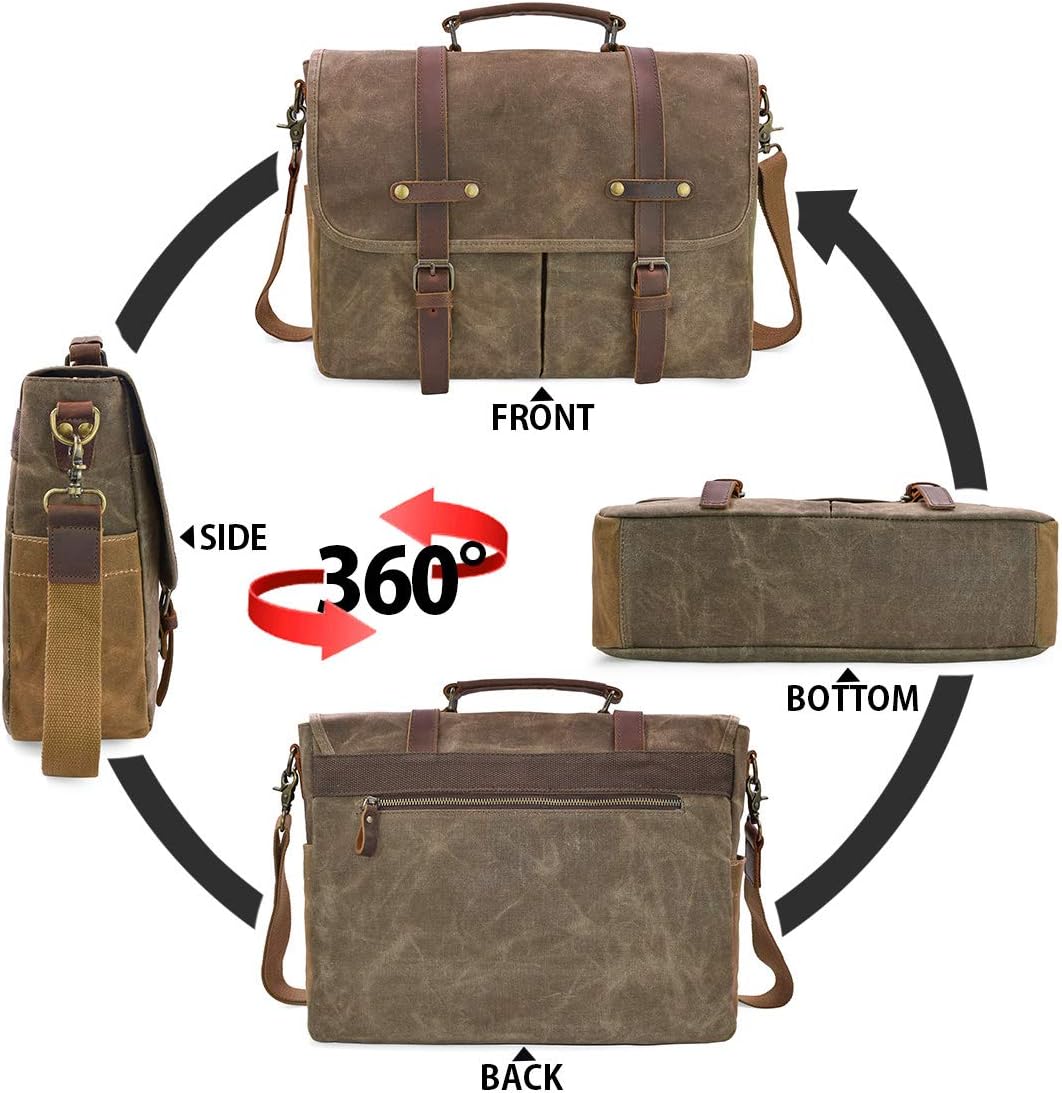 Genuine Leather Business Shoulder Messenger Bag – Dorian