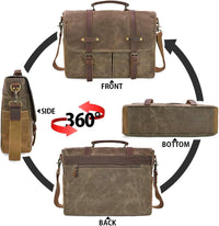 Genuine Leather Business Shoulder Messenger Bag – Dorian