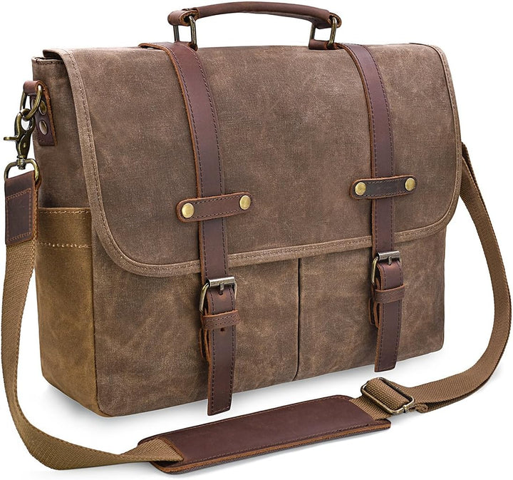 Genuine Leather Business Shoulder Messenger Bag – Dorian