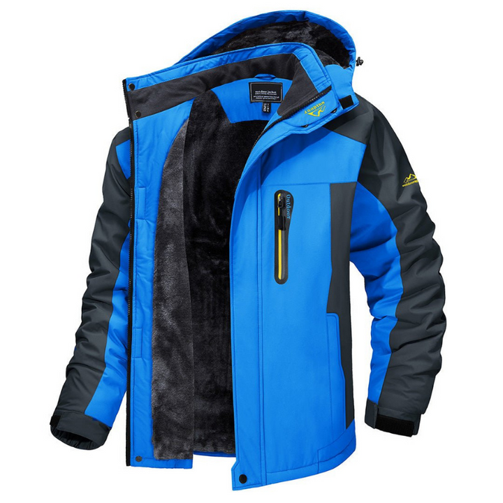 Men's Outdoor Winter Jacket - Everest-Blue-S-State of Style