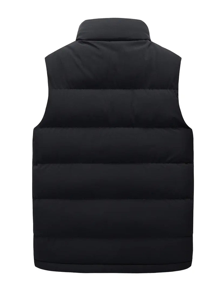 Men's Padded Bodywarmer | Water-Repellent | Stylish and Premium-Black-M-State of Style