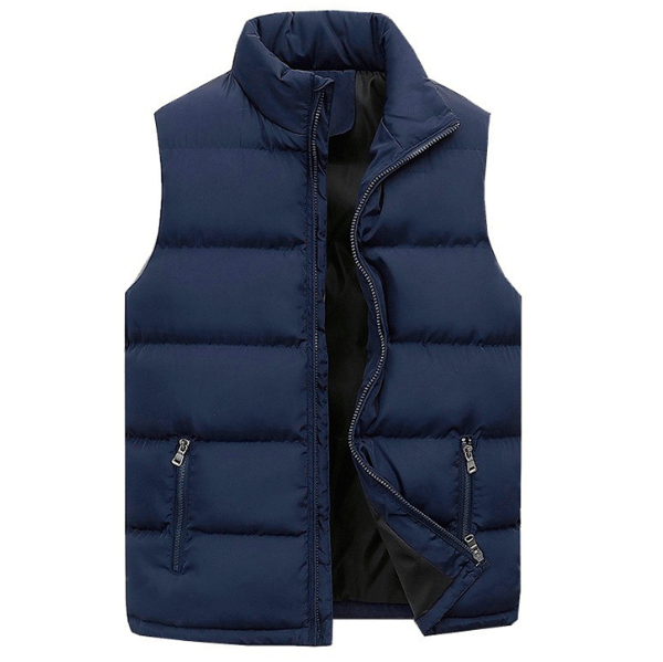 Men's Padded Bodywarmer | Water-Repellent | Stylish and Premium-Blue-M-State of Style
