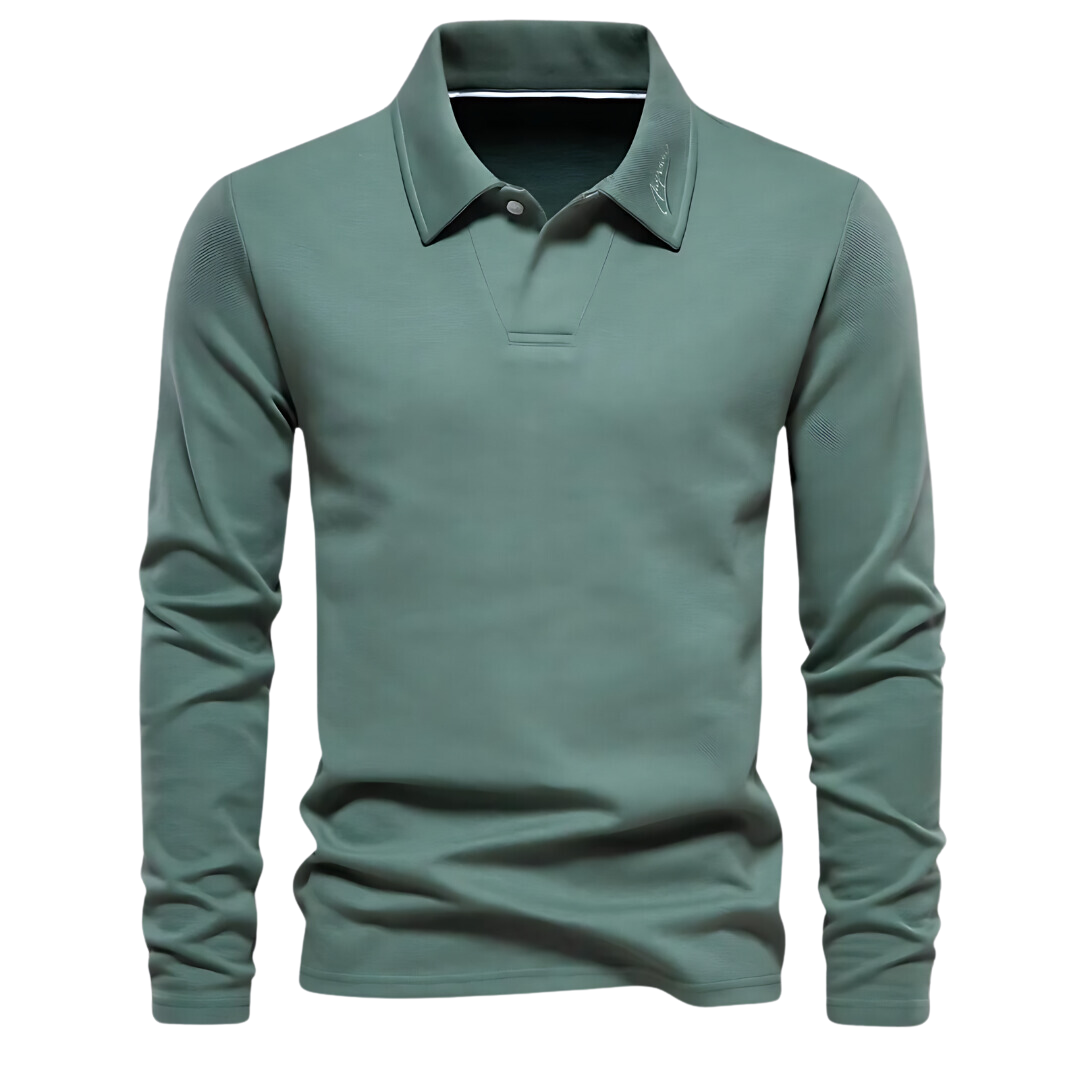 Men's Polo Long Sleeves - Vince-Green-S-State of Style
