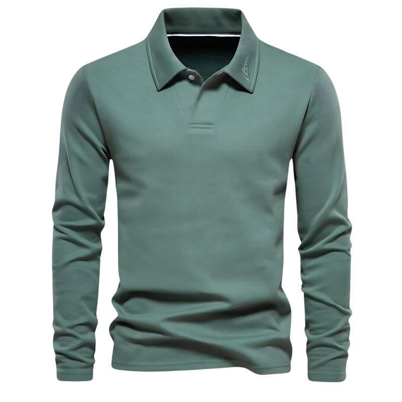 Men's Polo Long Sleeves - Vince-Green-S-State of Style