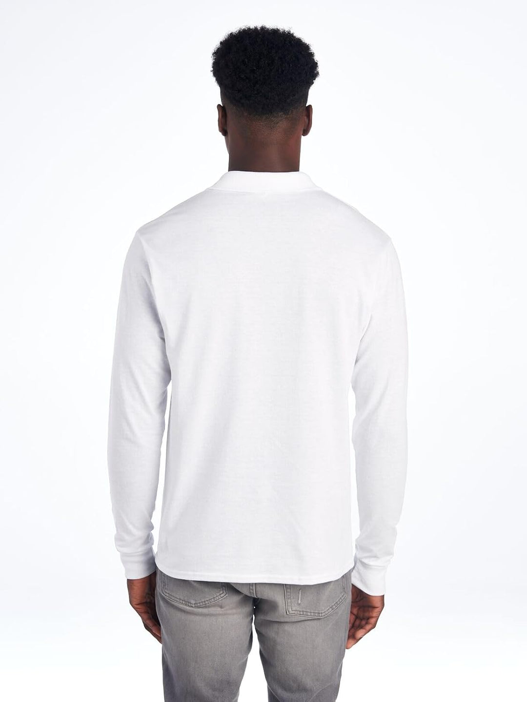 Men's Polo with Long Sleeves - Mark-Black-S-State of Style