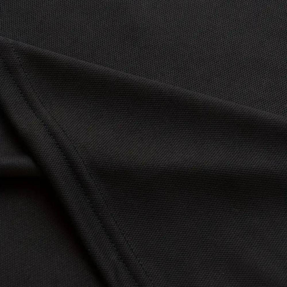 Men's Polo with Subtle Print - Noah-Black-XS-State of Style