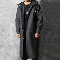 Men's Rain Jacket With Hood - Nimbus-Black-M-State of Style