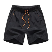 Men's Running Shorts with Mesh Inner Lining and Zip Pockets – Nikoas-Black-S-State of Style