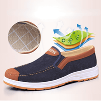 Men's Slip-On Canvas Shoes – Matteo-Blue-6-State of Style