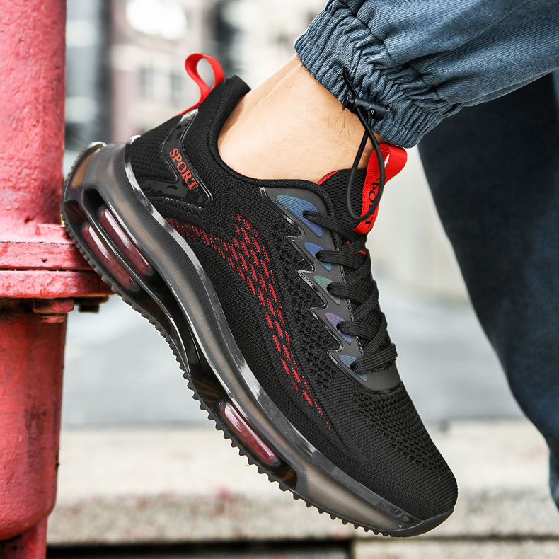 Men's sneakers with air cushion technology – Lorenzo-Blue-5-State of Style