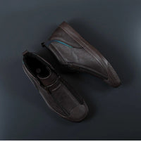 Men's Sneakers with Zip and Comfort - Noah-Black-7-State of Style