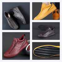 Men's Sneakers with Zip and Comfort - Noah-Black-7-State of Style