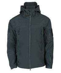 Men's Softshell Jacket with Hoodie - Titan-Black-S-State of Style