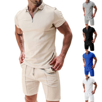 Men's Somerset with Button-down Shirt and Shorts - Ruben-Beige-S-State of Style