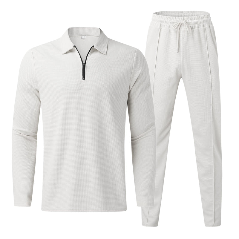 Men's Spring Set of Rayon and Cotton – Milan-White-S-State of Style