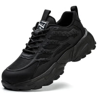 Men's Steel Toe Work Shoes - Rocco-Black-6-State of Style