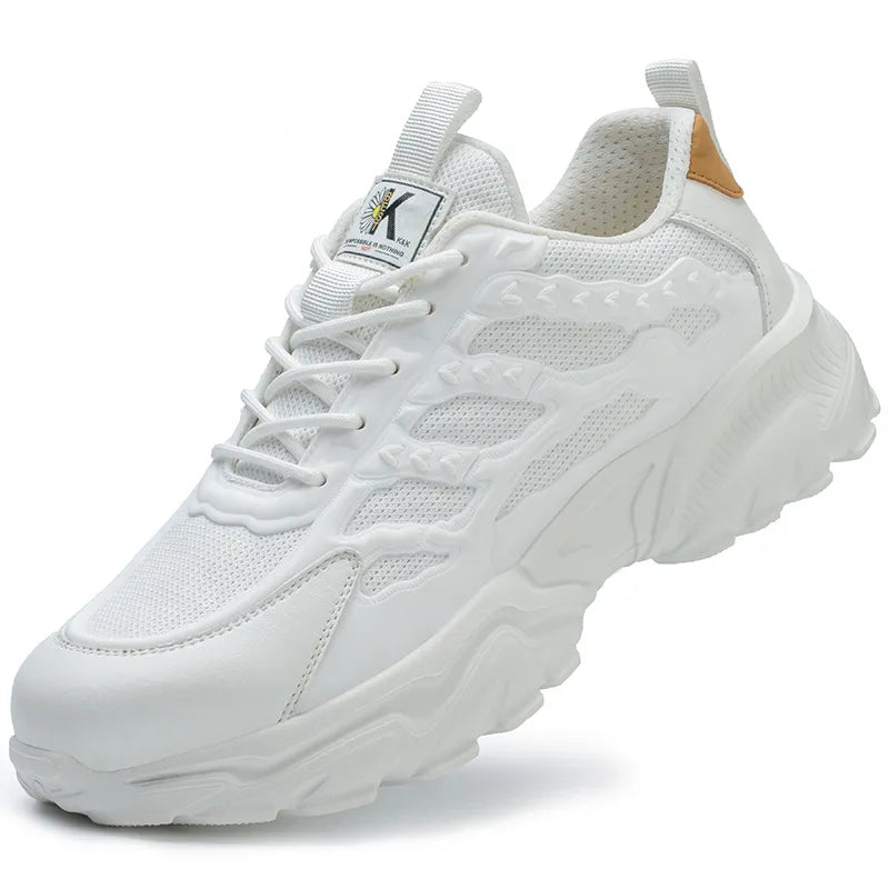 Men's Steel Toe Work Shoes - Rocco-White-6-State of Style
