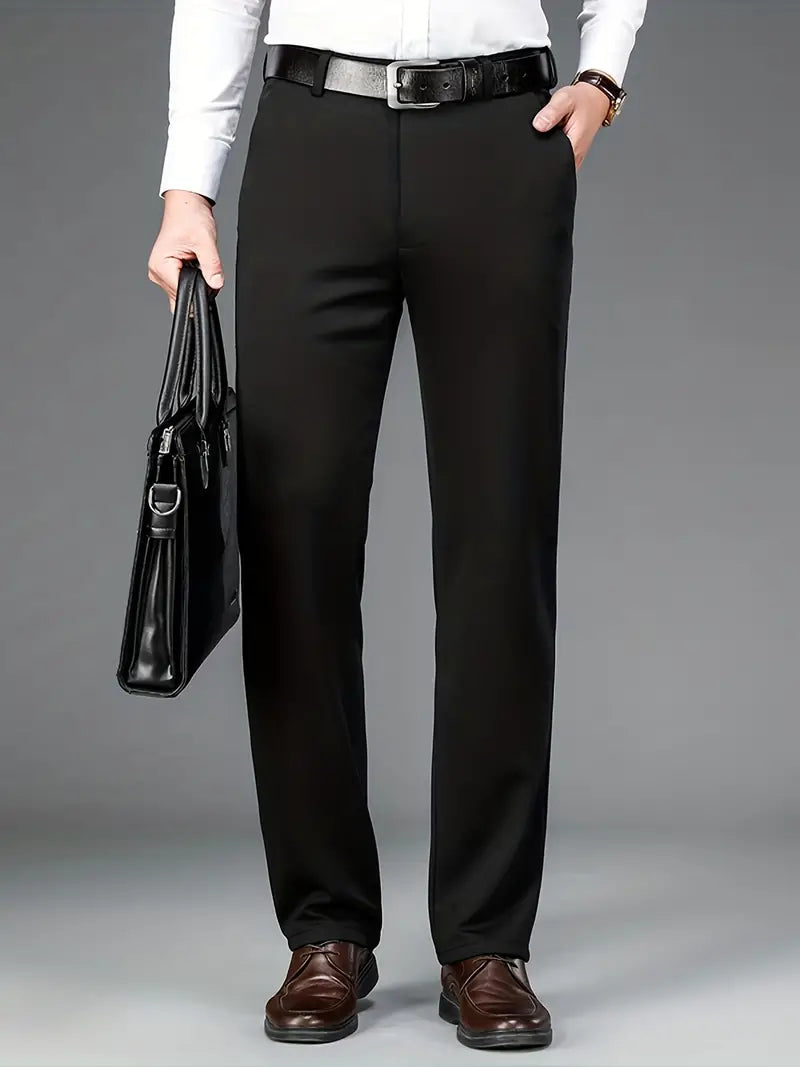 Men's Stretch Pants - ExecFlex-Black-XS-State of Style