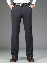 Men's Stretch Pants - ExecFlex-Dark Grey-XS-State of Style