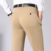 Men's Stretch Trousers - Leo-Khaki-29-State of Style