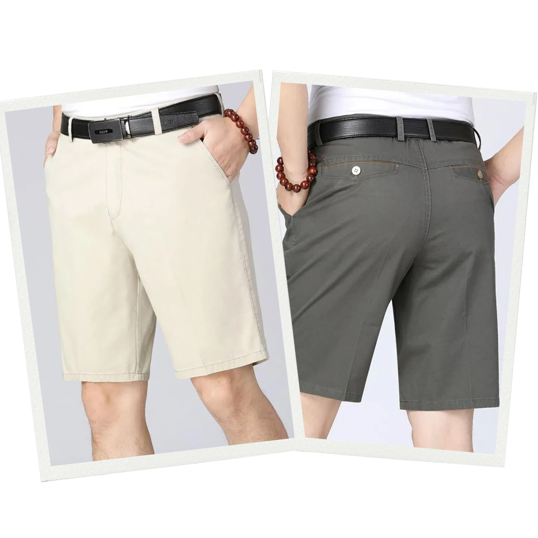 Men’s Summer Chino Shorts – Stylish & Comfortable-Black-M-State of Style