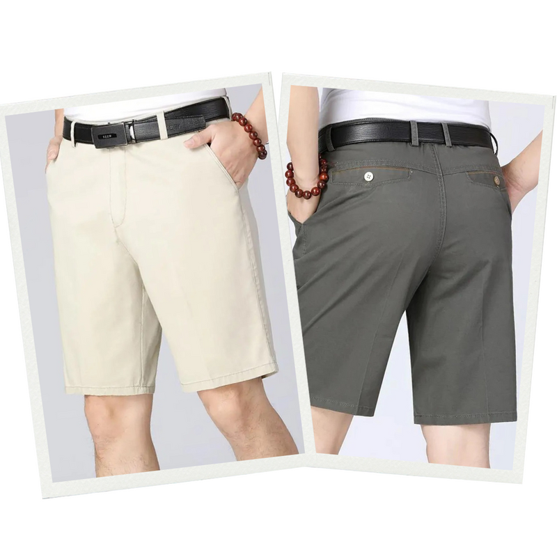 Men’s Summer Chino Shorts – Stylish & Comfortable-Black-M-State of Style