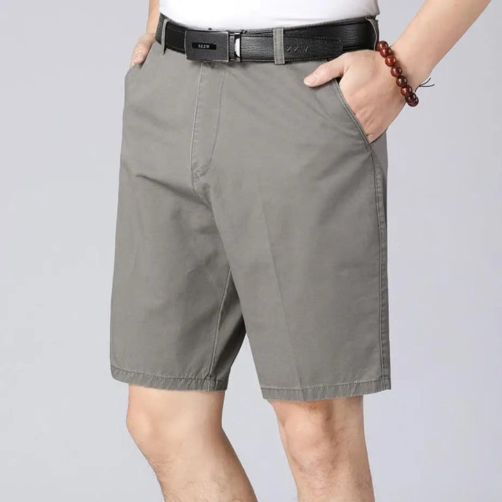 Men’s Summer Chino Shorts – Stylish & Comfortable-Light Grey-M-State of Style