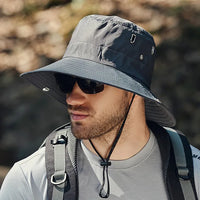 Men's Summer Fishing Hat with UV Protection – Bram-Dark grey-State of Style