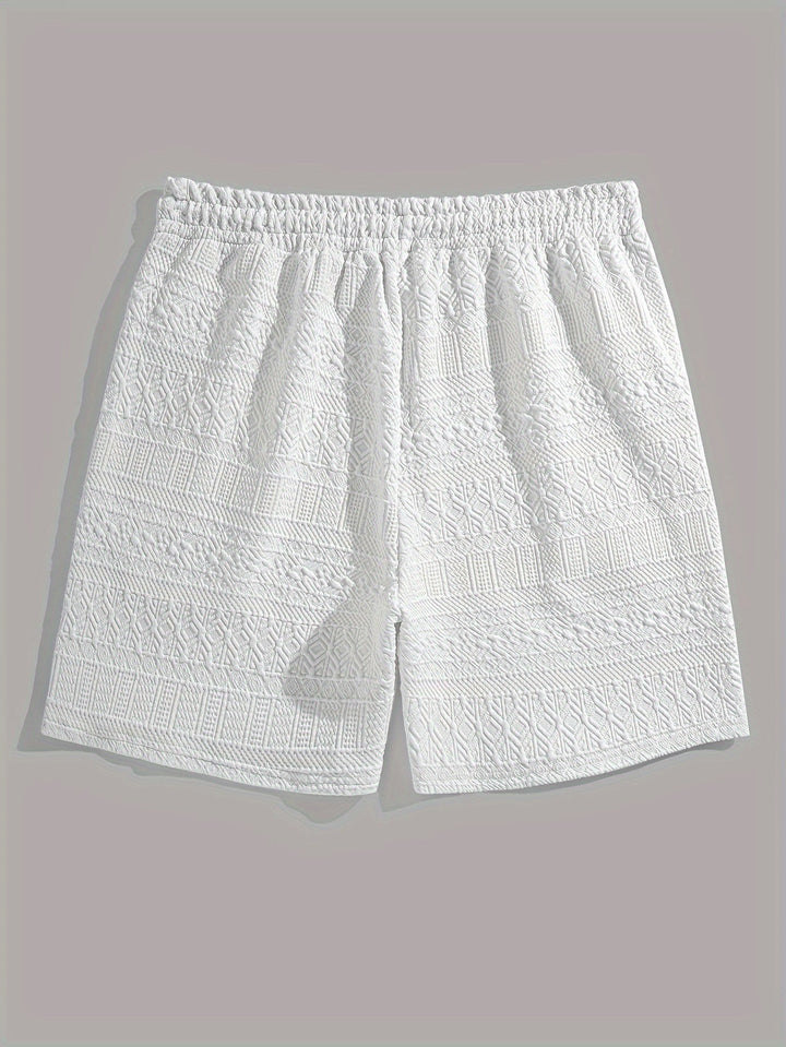 Men's Summer Shorts Basic Look with Drawstring Comfort - Finn (Buy 1 Get 1 FREE)-White-S(46)-State of Style