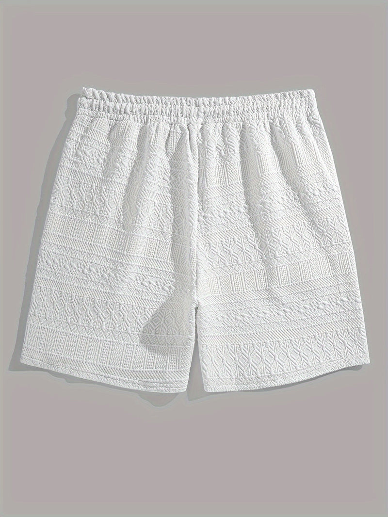 Men's Summer Shorts Basic Look with Drawstring Comfort - Finn (Buy 1 Get 1 FREE)-White-S(46)-State of Style