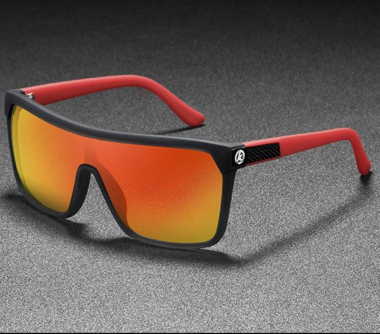 Men's sunglasses with UV protection and flexible frame – Jonas-Orange-State of Style