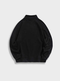 Men's Sweater with Half Zip - Logan-Black-XS-State of Style
